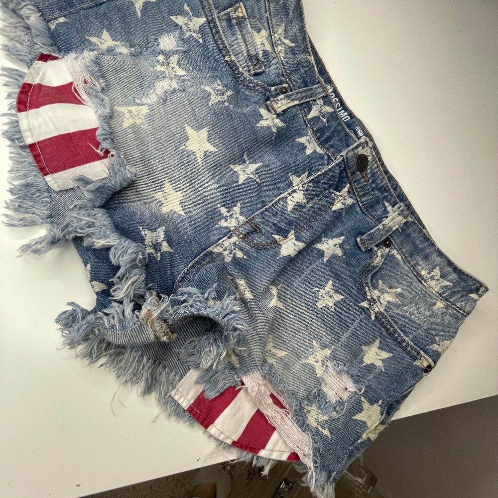 High rise shorts